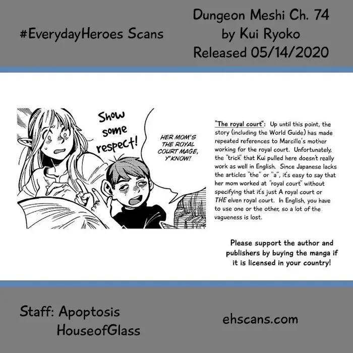 Delicious in Dungeon Chapter 74 image 25_optimized